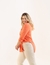 CAMISÃO DE VISCO LINHO FENDA LATERAL - Cia de Moda