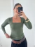 Blusa Manga Longa essencial Dupla Camada - loja online