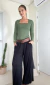 Blusa Manga Longa essencial Dupla Camada - PANTALONES