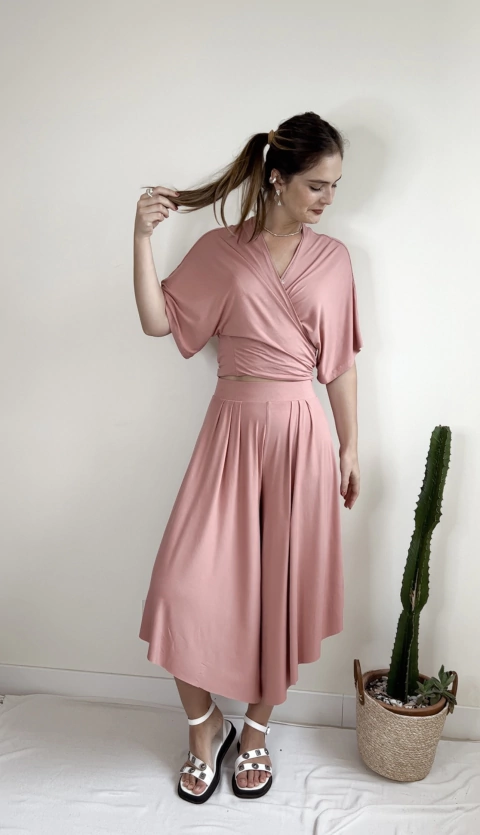 Pantacourt Essência Rosa - comprar online