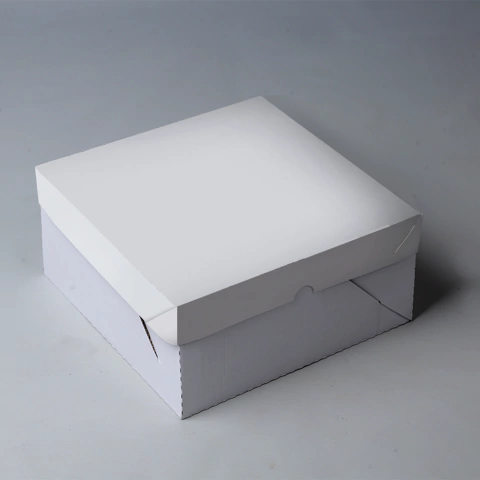 Caixa Alta para Bolo ou Presente - BRANCA (4 Tamanhos) - 10 unidades