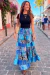 Boho Chic: Calça Pantalona Patchwork Liguria Gold