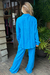 ResortWear: Chemise com calça Monterey Blue - Canto da Lucy