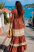 Boho Chic Premium: Vestido Positano Colors & Gold - Canto da Lucy