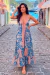 Boho Chic: Vestido Frente Única em Seda Indiana Lampedusa Gold - Canto da Lucy