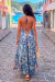 Boho Chic: Vestido Frente Única em Seda Indiana Lampedusa Gold - comprar online