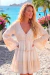 Boho Chic: Vestido Curto Off White Mallorca - Canto da Lucy