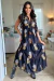Boho Chic: Vestido Autumn Leaf Golden & Silver