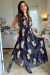 Boho Chic: Vestido Autumn Leaf Golden & Silver - comprar online