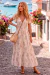 Boho Chic Premium: Vestido Genova Rosé & Gold - Canto da Lucy