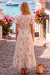 Boho Chic Premium: Vestido Genova Rosé & Gold - comprar online