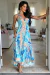 Boho Chic: Vestido Lenço Frente Única Mermaid Gold