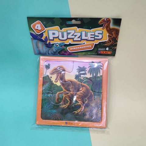 DURAVIT Rompecabezas Puzzle Dinosaurio x4 puzzles 008