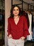 Blusa Maria Vitoria- Bordo