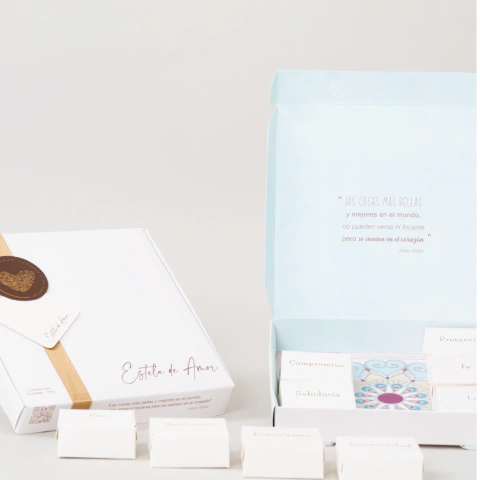 Caja de mensajes x 9 en cartón