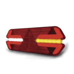 Lanterna Traseira Triplo X PLUS LED Bivolt Universal - Rubinho Auto Peças