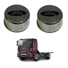 Sobre Tampa Cromada Cubo Ford 3/4 Com Emblema - comprar online