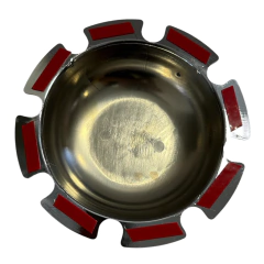 Sobre Tampa Cromada Cubo Mb 1620 Axor Sem Emblema - Rubinho Auto Peças