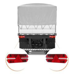 Lanterna Traseira Triplo X PLUS LED Bivolt Universal - loja online