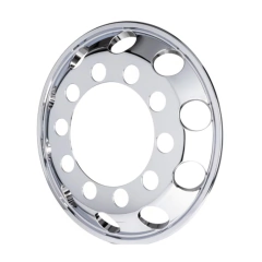 Calota Roda Dianteira Cromada Strong Aro 22,5MM Caminhão