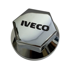 Par Sobre Tampa Cromada Cubo Dianteira Iveco Com Emblema na internet