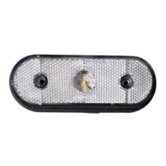 Kit com 6 Lanterna Lateral Facchini LED Bivolt Cristal - Rubinho Auto Peças