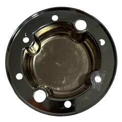 Imagem do Par Sobre Tampa Cromada Cubo VW Constellation Sem Emblema