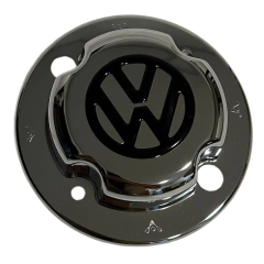 Par Sobre Tampa Cromada Cubo VW Constellation Com Emblema