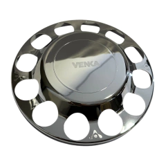 Par Sobre Tampa Cromada Cubo Man Volvo VW Meteor Sem Emblema - loja online