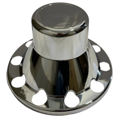 Par Sobre Tampa Cromada Cubo Tração Scania Sem Emblema - comprar online