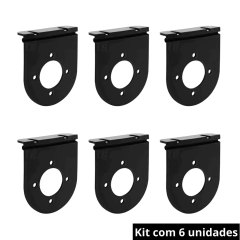 Kit com 6 Suportes Flexíveis Lanterna Lateral Randon Universal - comprar online