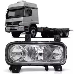 Farol Caminhão MB Atego c/ Auxiliar Lante Lisa IAM - comprar online