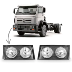 Farol Principal VW Titan/Worker Duplo ano 2003 em diante Pradolux - comprar online