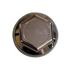 Sobre Tampa Cromada Cubo Dianteira MB 1113 1620 Sem Emblema - Rubinho Auto Peças