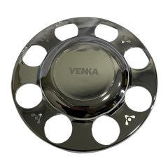 Sobre Tampa Cromada Cubo MB Atego 8 Furos Sem Emblema - Rubinho Auto Peças