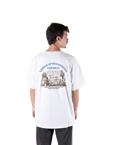 Remera Oversize Blanca Urban - comprar online