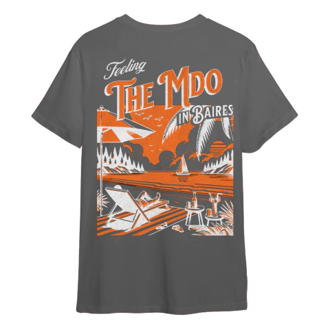 Remera oversize Feeling Baires Gris