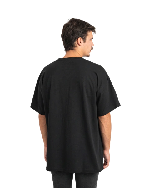 Remera Oversize Lisa Negra - comprar online