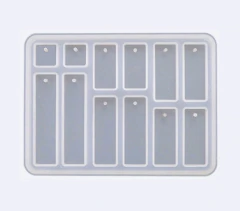 MOLDE 12 DIJES AROS LLAVEROS RECTANGULO M-349 - ARTEPINT SITMY