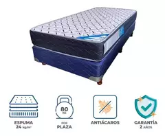 Conjunto GANI Espuma Modelo EXTRA SOFT 80X190X20