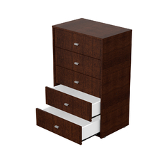 Chifonier 5 Cajones Milenial Color Wengue - comprar online