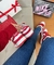 Tênis Dunk Low Vermelho Floral na internet