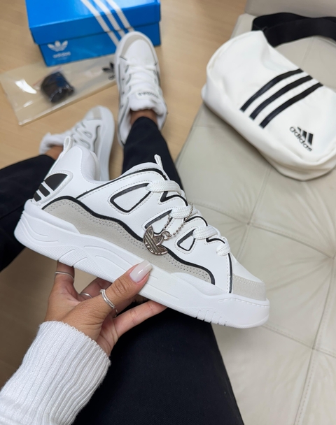 Tênis Oziris Branco/Preto Linha Premium - comprar online