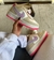 Tênis Air Force Shadow Bege/Rosa/lilás