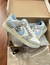 Tênis Dunk low Cinza/Azul LV - acompanha chaveiro