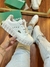 Imagem do Tênis LCST Plataforma Branco/Prata com cadarço Lurex