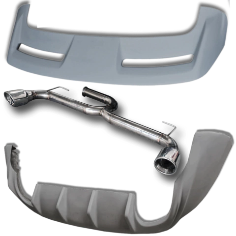 Kit Catback + Spoiler Difusor Traseiro + Aero ST - Hatch