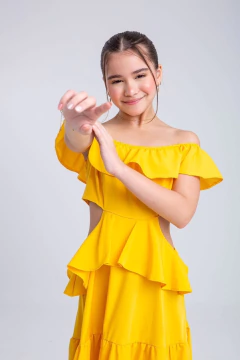 VESTIDO CELINE AMARELO - loja online