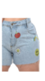 Shorts Jeans Cereja Plus Size-3510 - comprar online