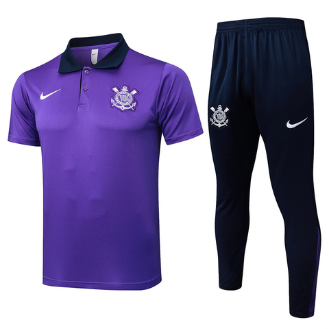 Conjunto Treino Corinthians 2024/2025 Roxo & Preto - Pro masculino - comprar online